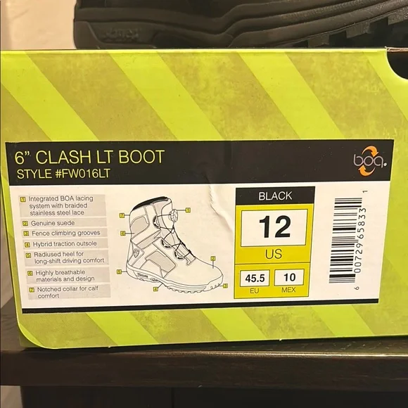 Blauer Men's Black Tactical Boots - Picture 6 of 7